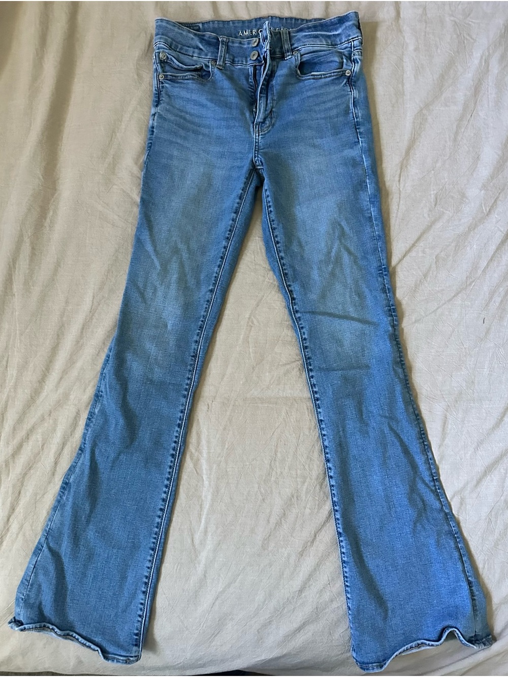 American Eagle Outfitters Light Blue Flare Jeans
